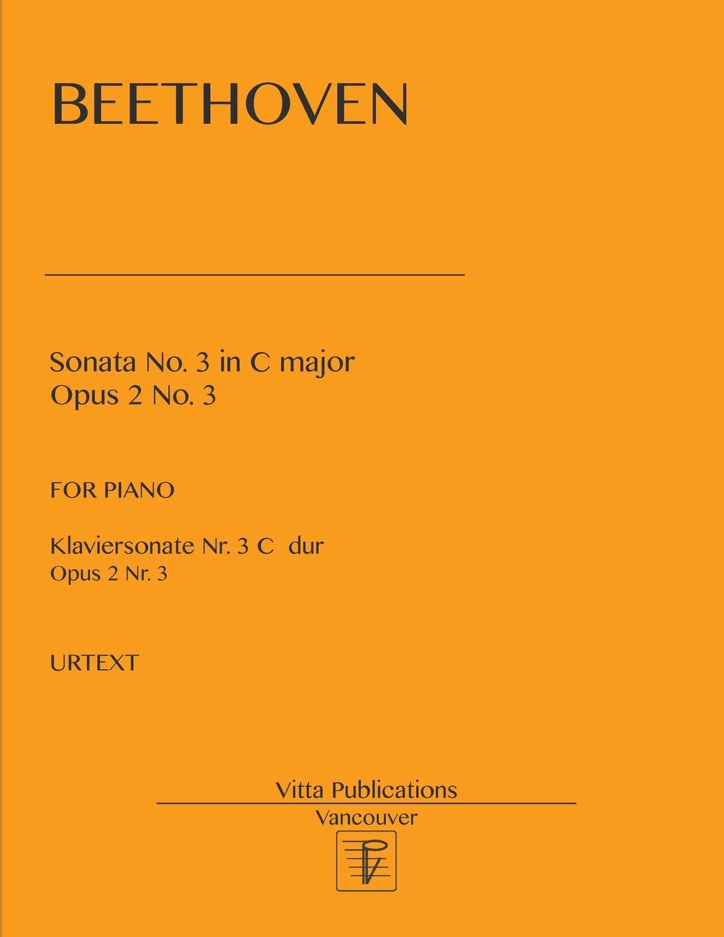 Sonata No. 3: in C major, op 2 no. 3