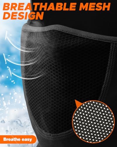 Balaclava 페이스 스키 마스크, 움직일 수 있는 디자인, 남성용, 여성용, 플리스 겨울 페이스 커버, 추운 날씨, 스키, 야외 작업용 — 사진 3