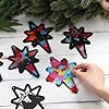 Resurhang 24 Sets Star of Bethlehem Crafts DIY Nativity Scene Craft Kits Christian Jesus Christmas Religious Tissue Paper Hanging Ornament for Home Christmas Church Bible Sunday School Activities #2