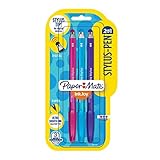 Paper Mate InkJoy 2 in 1 Stylus Ballpoint Pens, Medium Point, Assorted, 3 Pack