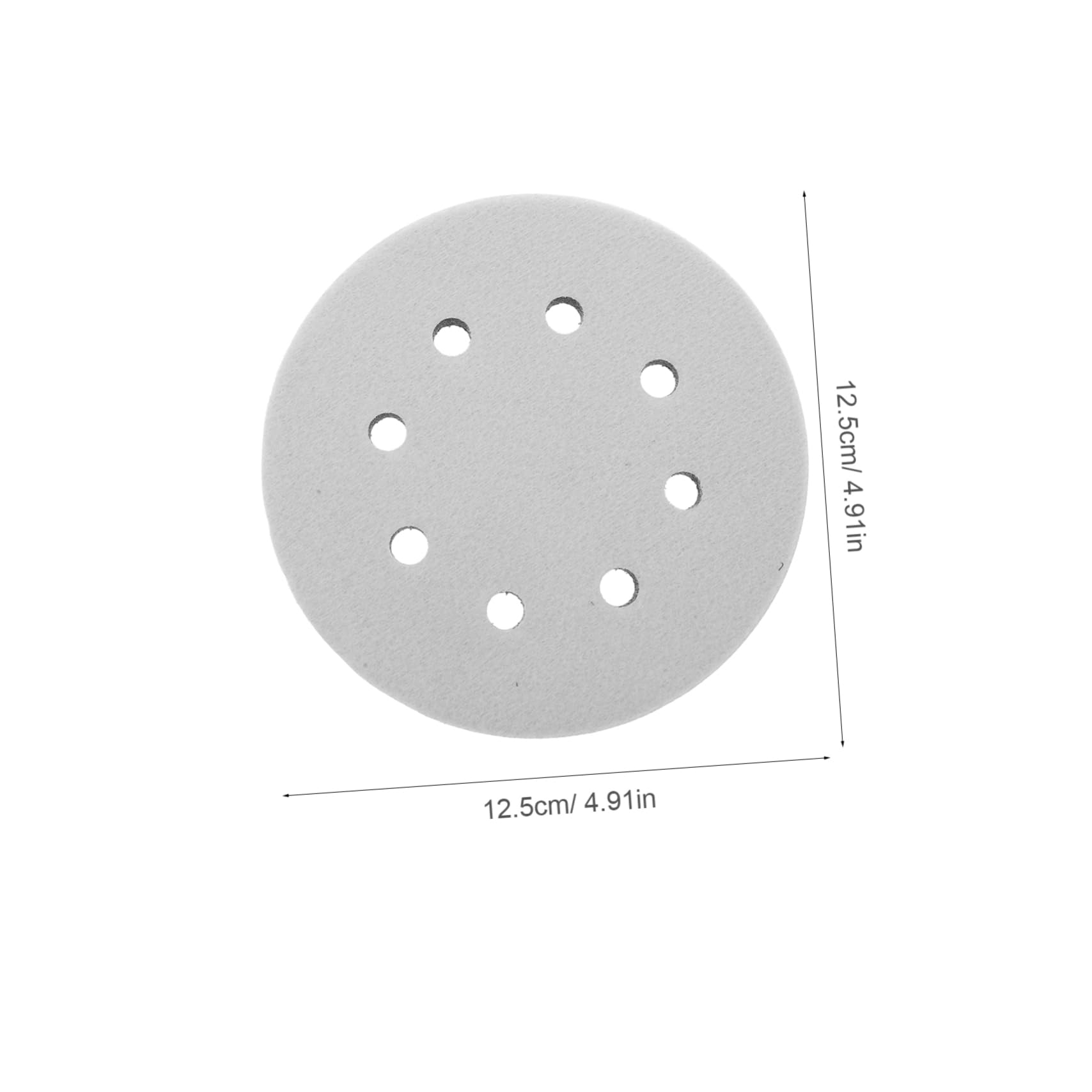 STOBAZA 4pcs Sandpaper Polishing Pad Sanding Pad Polishing Pads Sander Pad Buffing Pads Sponge Black