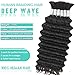 Human Braiding Hair for Boho Braids Deep Wave Bundles Human Hair 150g 6 Bundles/Pack 14 Inch Bulk Boho Hair for Braiding 12A Brazilian Curly Boho Braids Human Hair Braiding Hair Natural Color