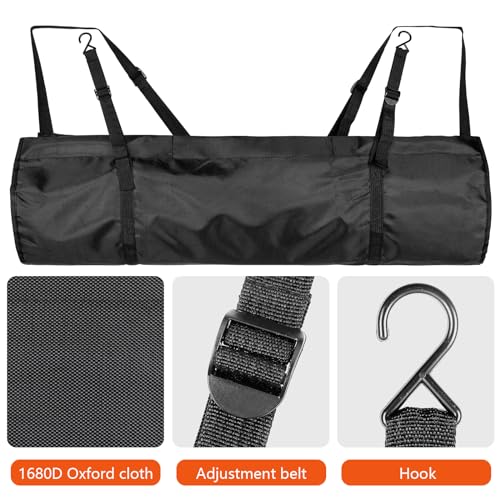 AiQInu Organizador Maletero Coche, Organizador Coche 1680D Tejido Oxford Gran Capacidad, Plegable Organizador Maletero para Coches, SUVs, Camiones y Furgonetas - imagen 5