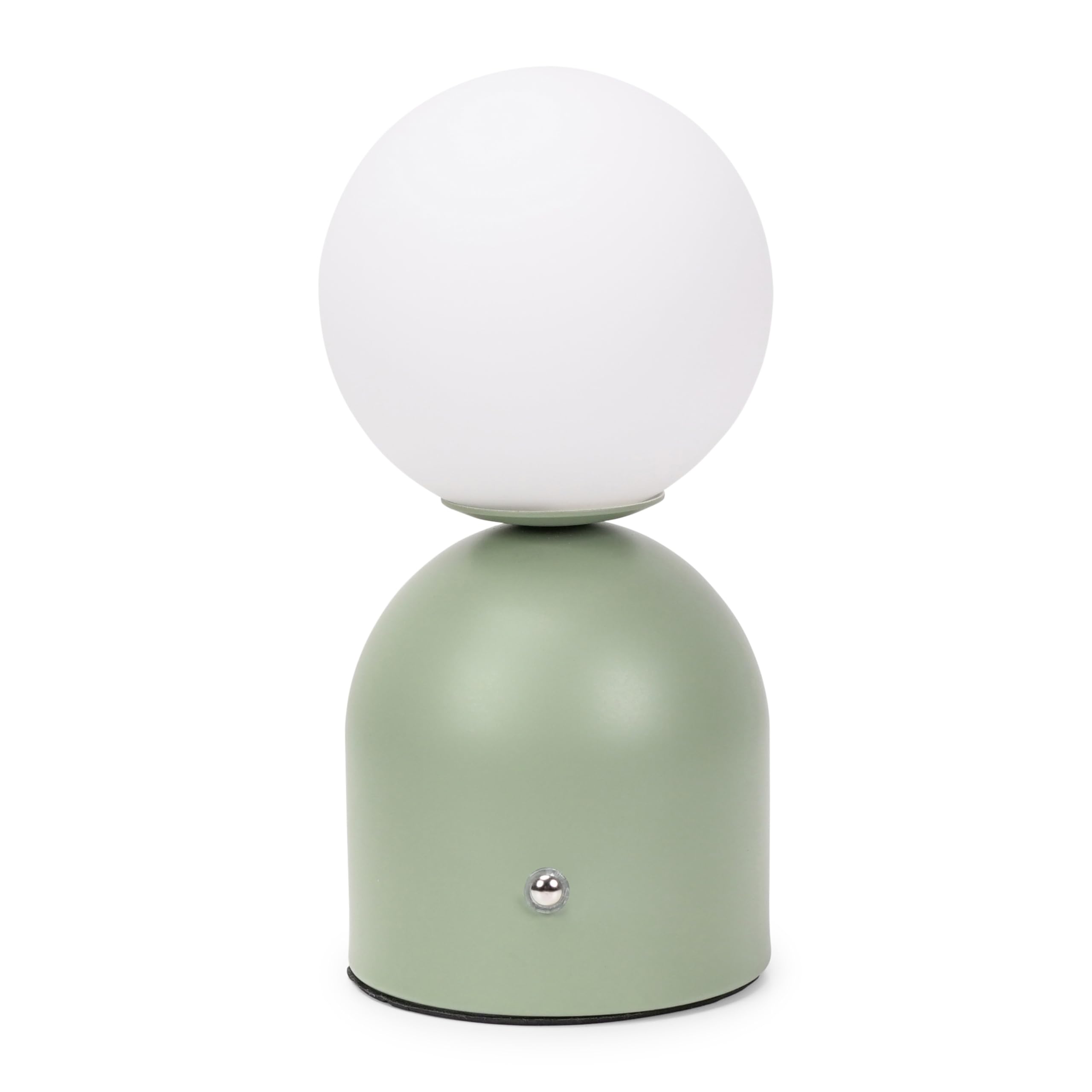 ValueLights Marlow Rechargeable LED Portable Touch Table Lamp in Pale Green