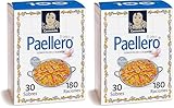 Paellero Carmencita Mezcla de Especias para Paella con Azafrán, Sin Gluten, 30 Sobres de 4g Ud., 180 Raciones - 120g (Paquete de 2)