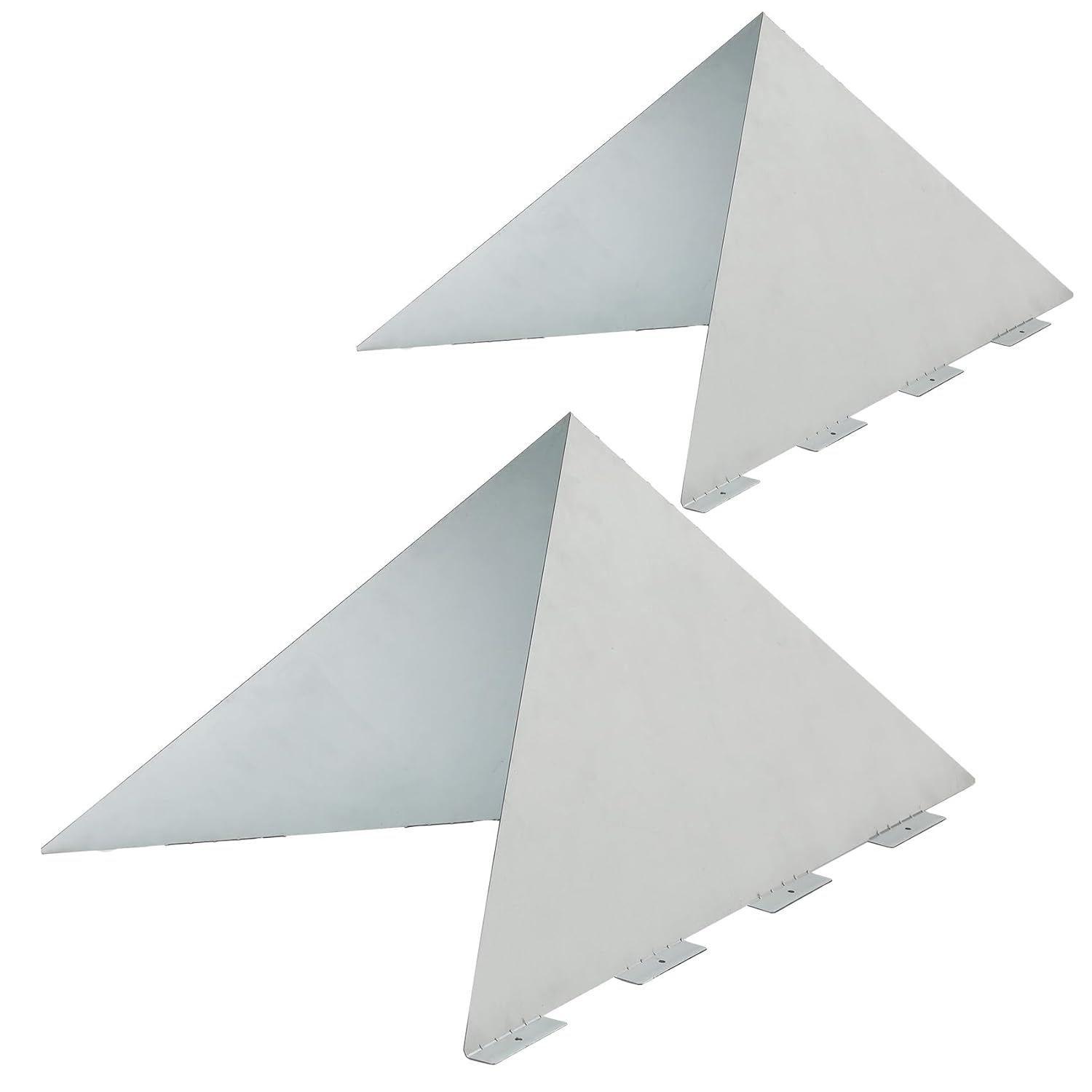 Snow Splitter for Metal Roof(2 Piece Set), Snow Diverter for Chimney/Vent Pipe