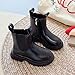 Girls Mid Calf Boots Leather Western Riding Ankle Booties Fall Fashion Waterproof Boot Cute Outdoor HIking Shoes