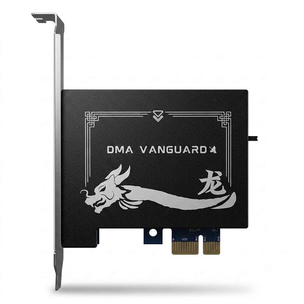 IMMORTAL Vanguard 100T DMA-Karte – Artix-7 XC7A100T FPGA, PCILeech/MemProcFS kompatibel – USB-C/PCIe Direct Memory Access Board – FT601 bis zu 400 MB/s, Aluminium-Kühlkörper, Firmware-Upgradable
