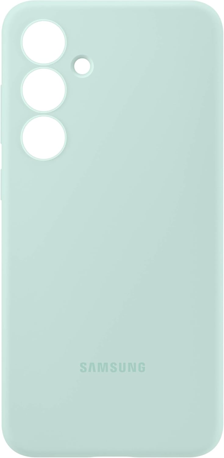Samsung Galaxy S24 FE Silicone Phone Case, Protective Cover with Color Variety, Smooth Grip, Soft and Sleek Design, Seamless Fit, US Version, Mint
