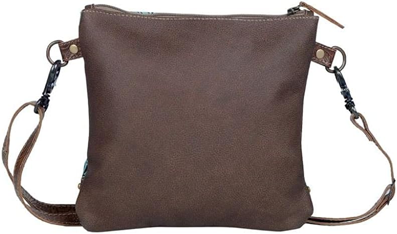 Myra Bag Cowgirl Purses for Women - Cowhide Bag with Leather Strap and Paisley Pattern, Cow Print Western Purses for Women - Image 3