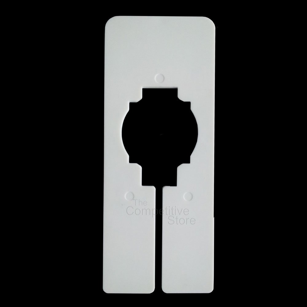 The Competitive Store 100 Blank Rectangular Rod Size Dividers for Clothing Racks and Closets - 2