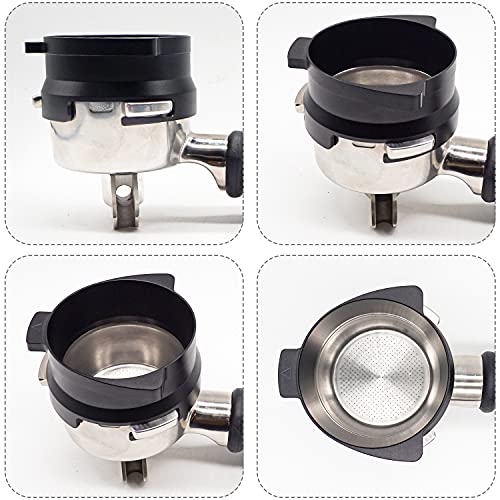 Anillo Dosificador de Café, Embudo Dosificador de 54 mm Accesorios Para Café Expreso Aluminio Metal Para Sage Delonghi… - Imagen 4