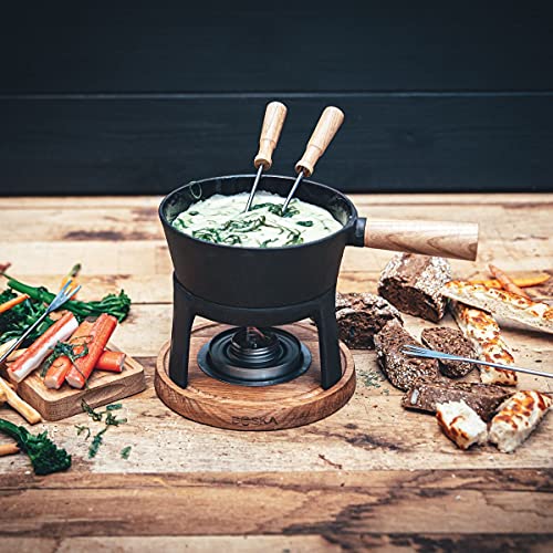 Fondue Pro Set - Cheese Fondue Pot Set Hot Pot Chocolate Fountain Snack - Wedding Registry Items Small Kitchen Appliances For Up To 4 Persons #TOP7