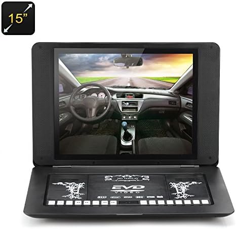 Generic 15 Inch Portable DVD Player - Copy Function, TFT LED