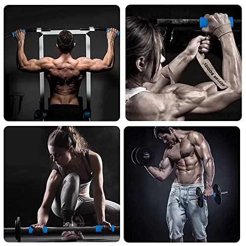 Image of Fitfix Thick Bar Grips Turns Barbell, Dumbbell, and Kettlebell Grip For Bar Training And Muscle Growth. Strengthen Your Forearm, Biceps, Triceps, Chest. For Bodybuildin-Qty-1 pair