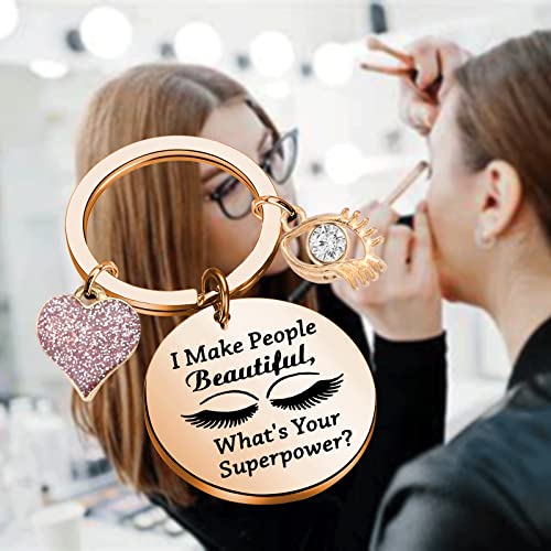 Image of WSNANG Lashes Artist Jewelry Eyelashes Artist Gift I Make People Beautiful What's Your Superpower Bracelet