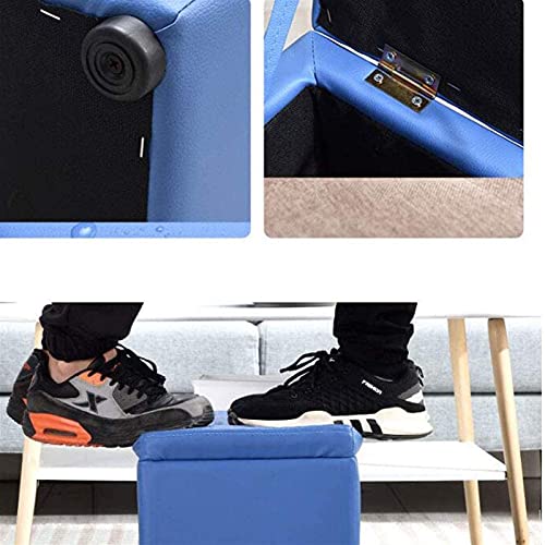 Repose-pieds en cuir moderne pour optimiser un petit salon - 6