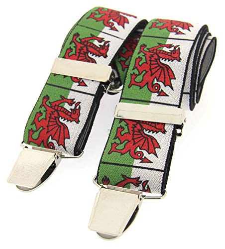 Bretelles de pantalon drapeau Pays de Galles Soprano : maintien sans serrer