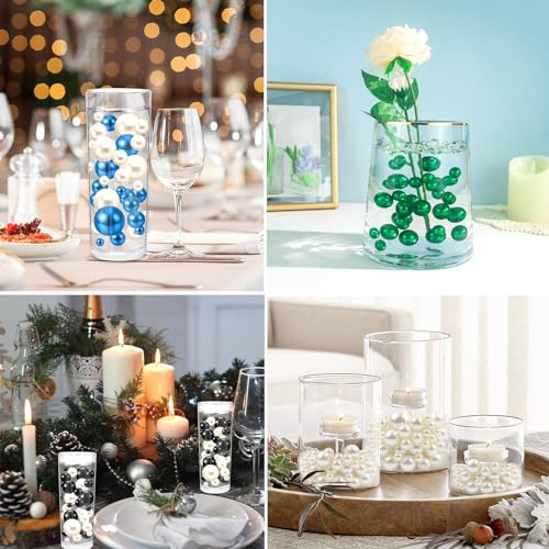 Perlas flotantes para rellenar jarrones decorativos con velas flotantes 6