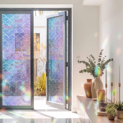 Película decorativa ventana con efecto arcoíris miniatura 2