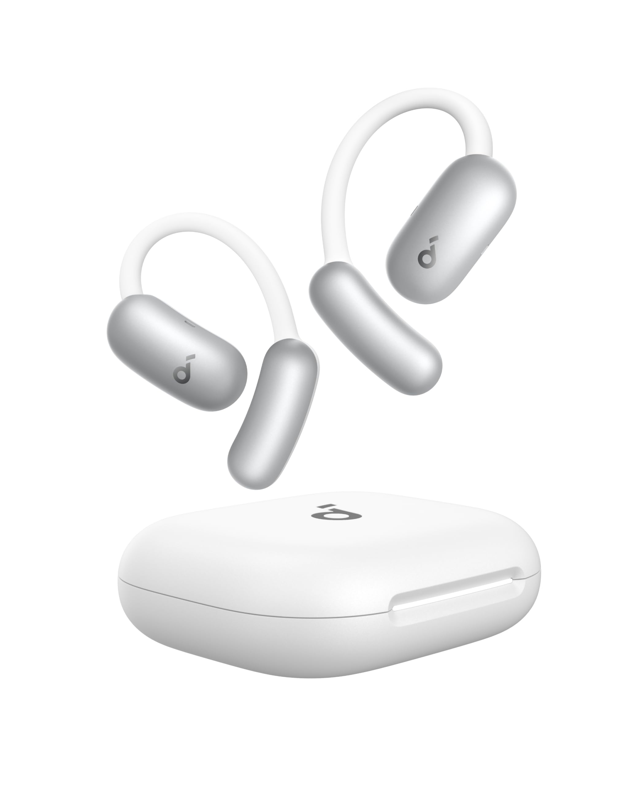 soundcore AeroFit 2 AI Assistant von Anker, Open-Ear-Kopfhörer, druckfreier Sitz, doppelt so kräftiger Bass, Echtzeit-Übersetzung, Hi-Res, 35 Stunden Wiedergabezeit, IP55