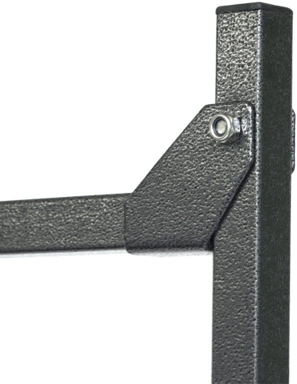 Charcoal Grey with Double Pole Rack, 2.5-Bu (Red or Blue Trim) (Chacoal Grey and Red)
