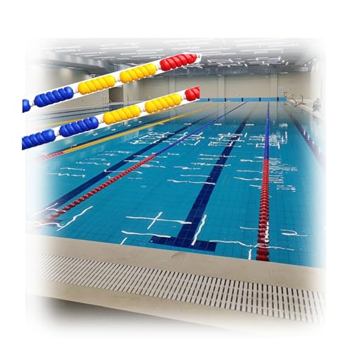 Séparateur de voie de piscine avec bouée pour natation en bassin intérieur de club de sport