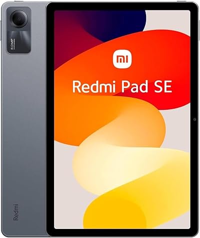 XIAOMI Redmi Pad SE Tablet 11 inch 8GB+256GB Resolution 1200 * 2000 90hz Display, Batteria 8000mAh, 10W Fast Charging WiFi Grey