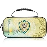 zelda gold pack 【Perfekter Schutz】: Das umweltfreundliche Leder und die wasserabweisende Beschichtung auf der Oberfläche der Nintendo Switch-Tasche sind wasser- und staubdicht und schützen Ihre Switch / OLED vor Stürzen, Stößen, Wasserschäden und Flecken. Und das Innere verfügt über ein weiches Veloursfutter, das den Bildschirm vor Kratzern schützt und einen Klettverschluss, der Ihre Switch-Konsole vor Stößen schützt.