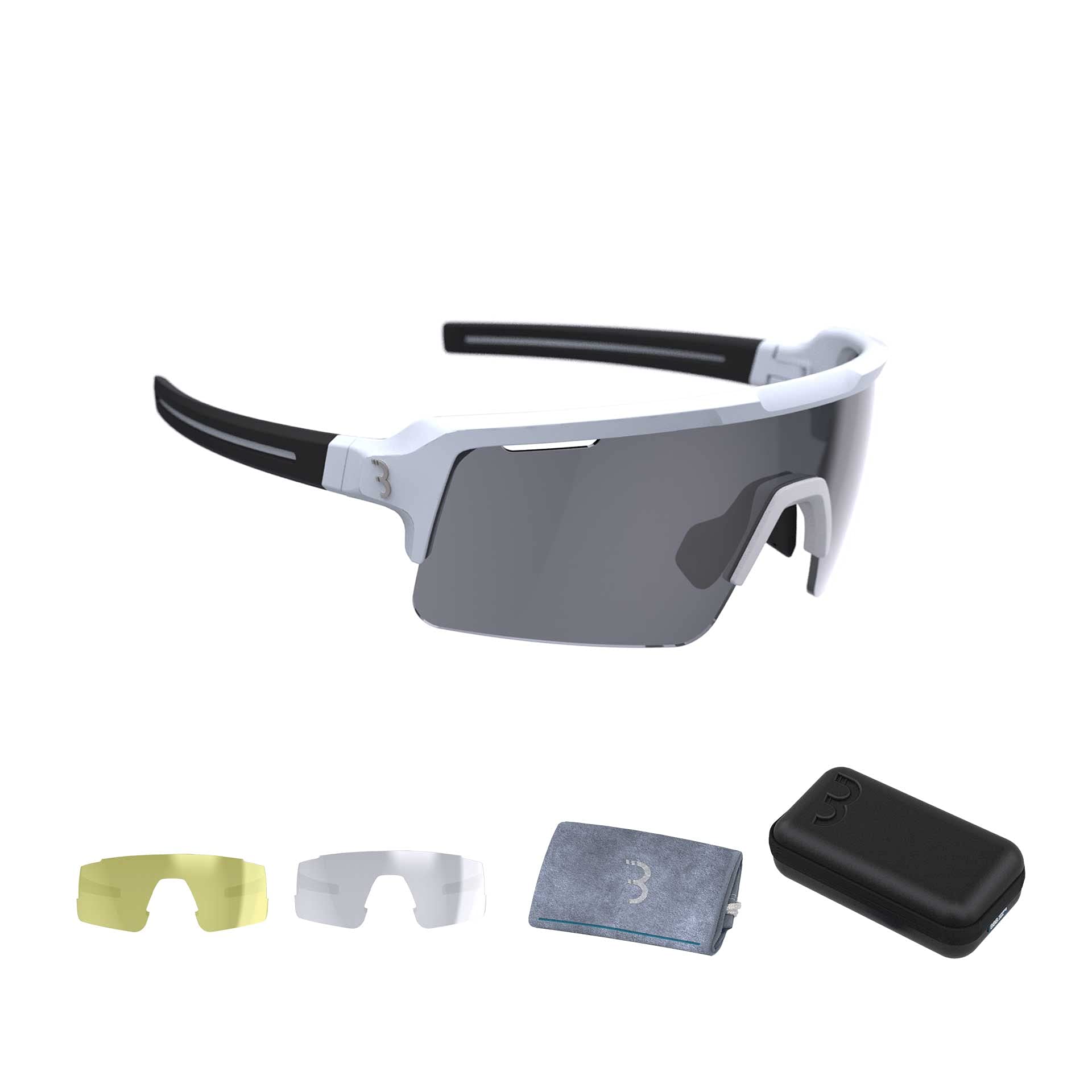 Bbb Cycling Unisex Blanc Sunglasses Fuse Pc