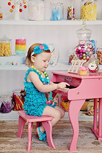 Schoenhut Learn-to-Play Baby Grand Toy Piano With 30-Keys and Patented Play-by-Color Tri-Play Learning System