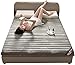 QTFBYT Coprimaterasso in Lattice Naturale Coprimaterasso Ispessito Materasso futon Tappetino per Dormire Tappetino Tatami Tappetino per Dormire Pieghevole-d 90x200cm (35x79 Pollici) Happy Life