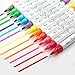 Double Highlighters Marker Pens, ZSCM 12 Colors Broad and Fine Tips Highlighter Pastel Marker Set for Kids Adults Coloring, Underlining, Highlighting Journaling, Student Office Classroom