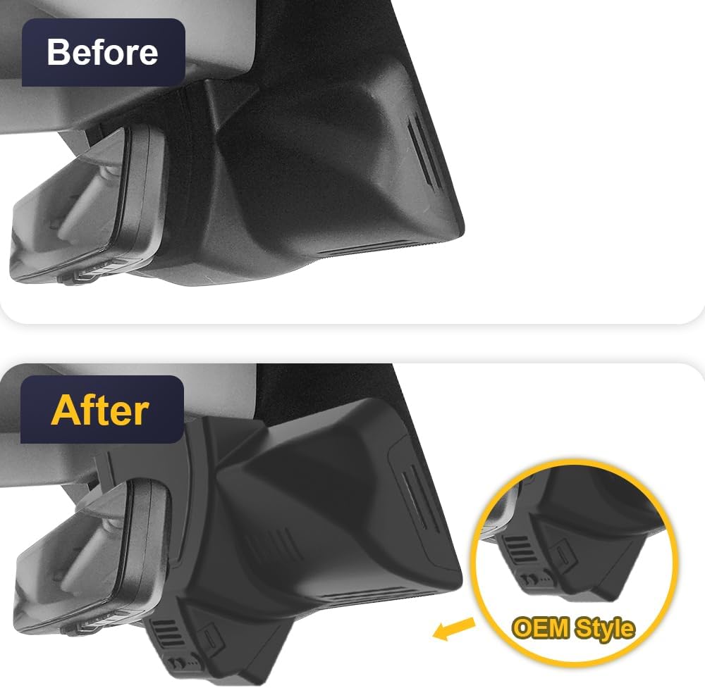 Fitcamx 4K Dash Cam Suitable for Ram ProMaster & ProMaster EV 2024-2025 Tradesman SLT 1500 2500 3500 (HD2-D2200), OEM Look, UHD 2160P Video, WiFi & APP, Loop Recording G-Sensor, Plug & Play, 64GB Card