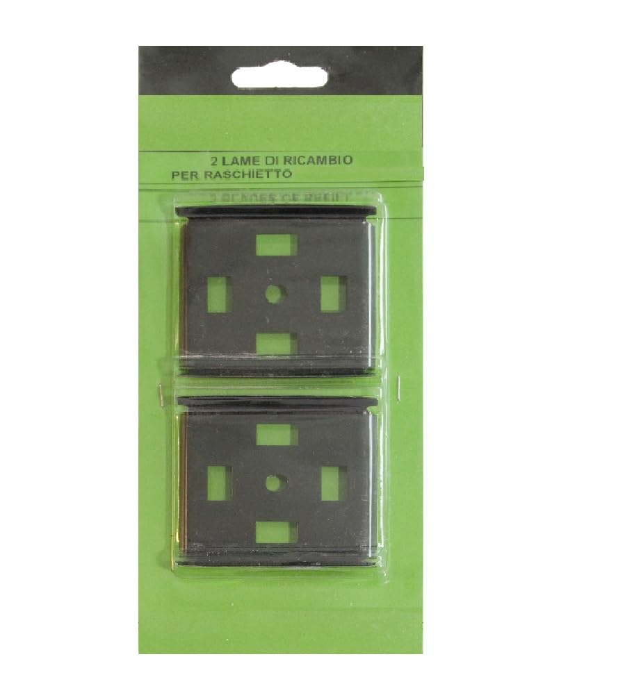 Kit Pulizia Taglieri e Ceppi Professionali in Polietilene e Legno Raschietto Pialletta con 2 Lame di Ricambio Spatola pialla leviga Ideale per Cucine Professionali e Laboratori Alimentari