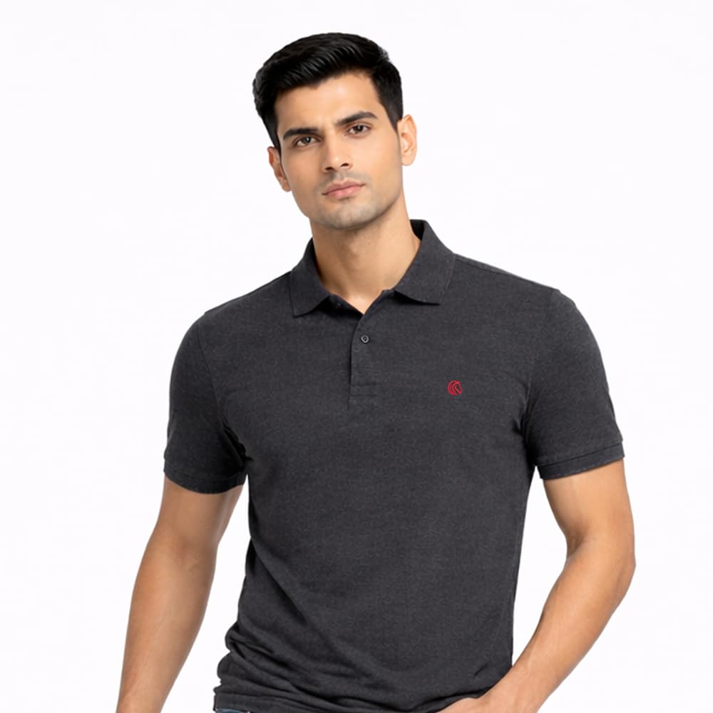 mane and mini Men Polo T Shirt Cotton Rich Regular Fit | Half Sleeve Polo Collar | Solid Polo Tshirt for Men Casual Wear-picture-32