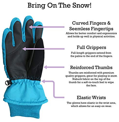 Image of N'Ice Caps Kids Waterproof Winter Thinsulate Warm Gloves