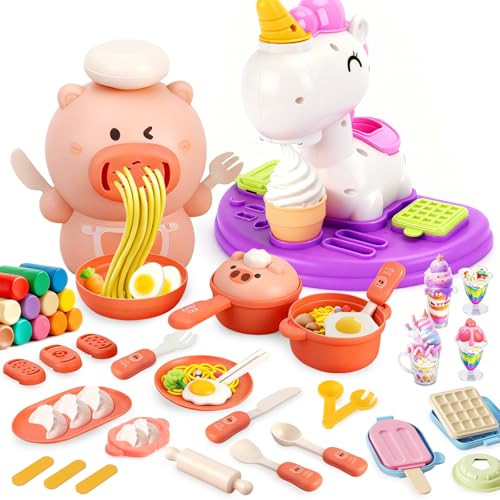 LumenVela Juego de Plastilina, 57 Pièces Plastilina para Niños 12 Colori...