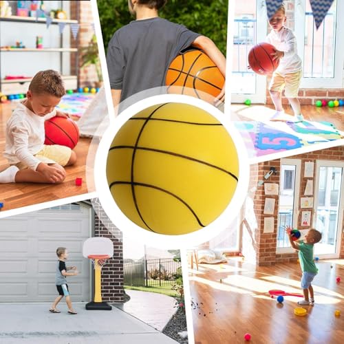 Baloncesto interior silencioso sin ruido para casa 5