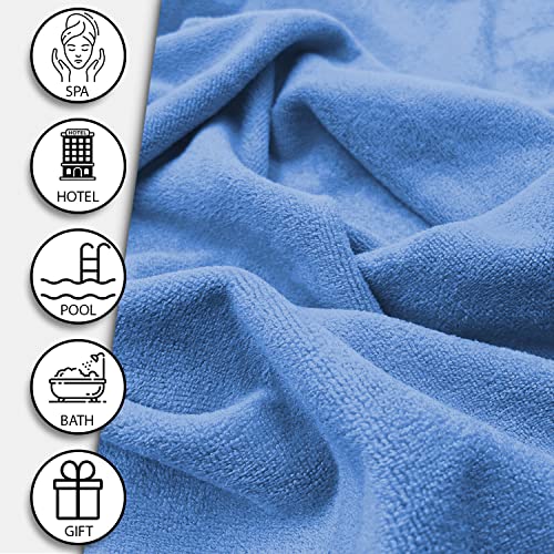 Image of Sassoon Venir Microfiber 1 Piece Kids Bath Towel 450 GSM (50x100cm, Heaven Color) Ultra Soft Material, Towel for Daily use
