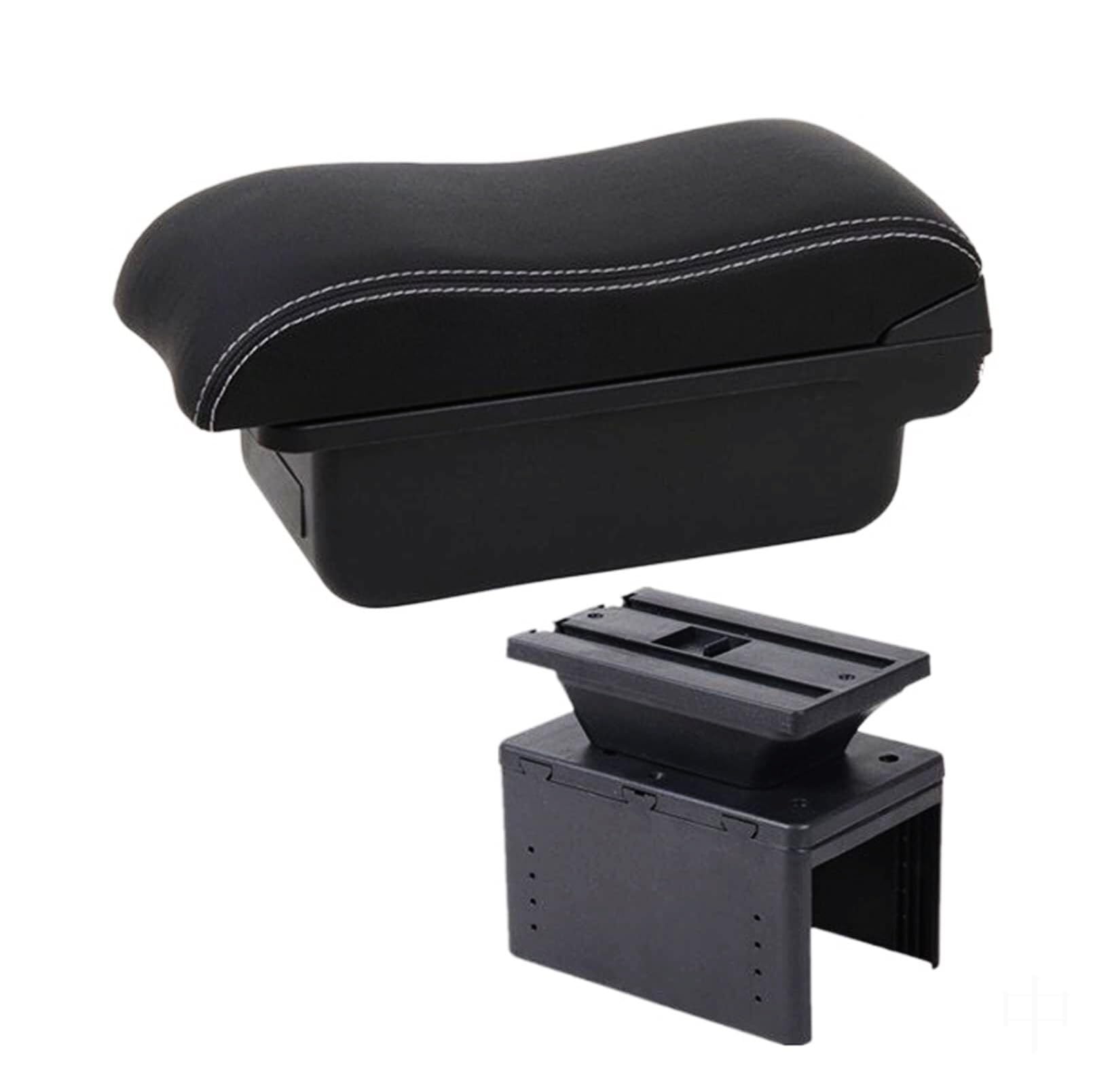 GTDTKGANAK Storage Box For For Focus Mk1 Center Console Armrest Storage For Box with USB Light(A3 No Usb)
