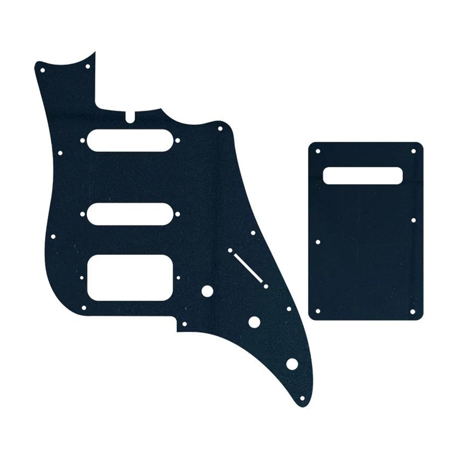 maskownica do gitary Części Guirar - do gitary Pickguard i Back Plate Pick Akcesoria muzyczne zamienne(1Ply Black)