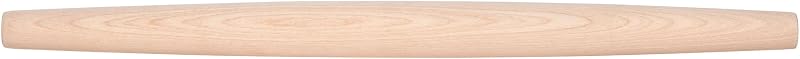 Rodillo cónico francés, pasador de madera para hornear, 20,5" x 1,5" | El rodillo francés de arce sin mango ofrece un control preciso de la palma para enrollar pasteles y masas delicadas