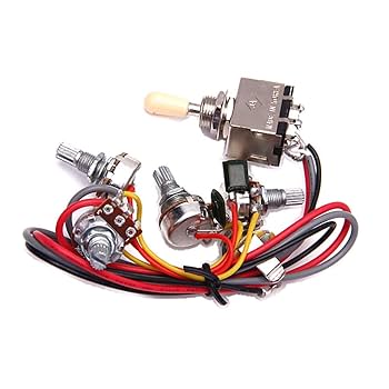 ピックと三線 Amazon | 回路配線3ボックストグルピックアップセレオール2V