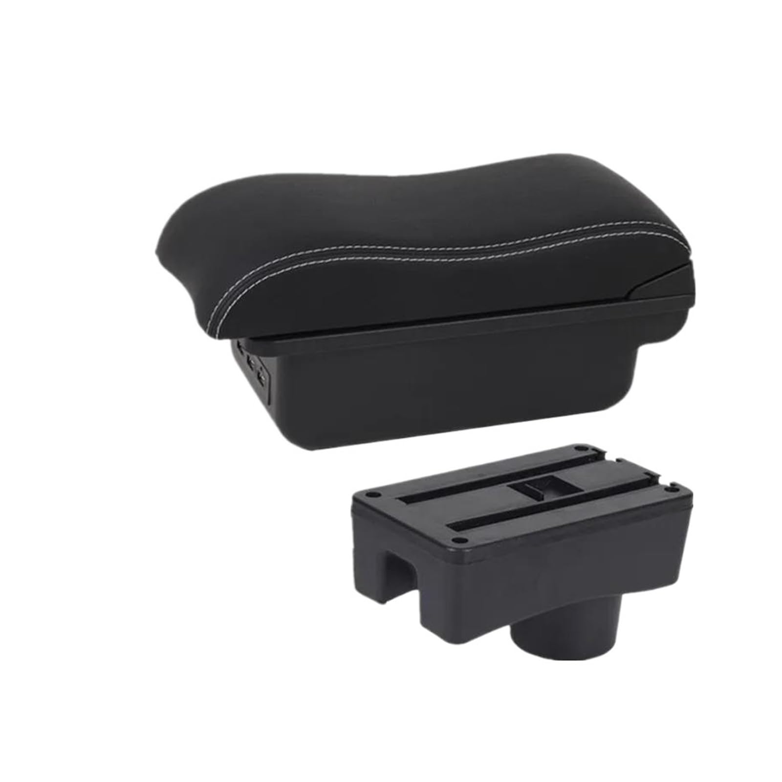 Otbehuwj B2 Black White 3Usb For Hyundai For Accent For Tagaz Car Armrest Storage Box Interior Dedicated Retrofit