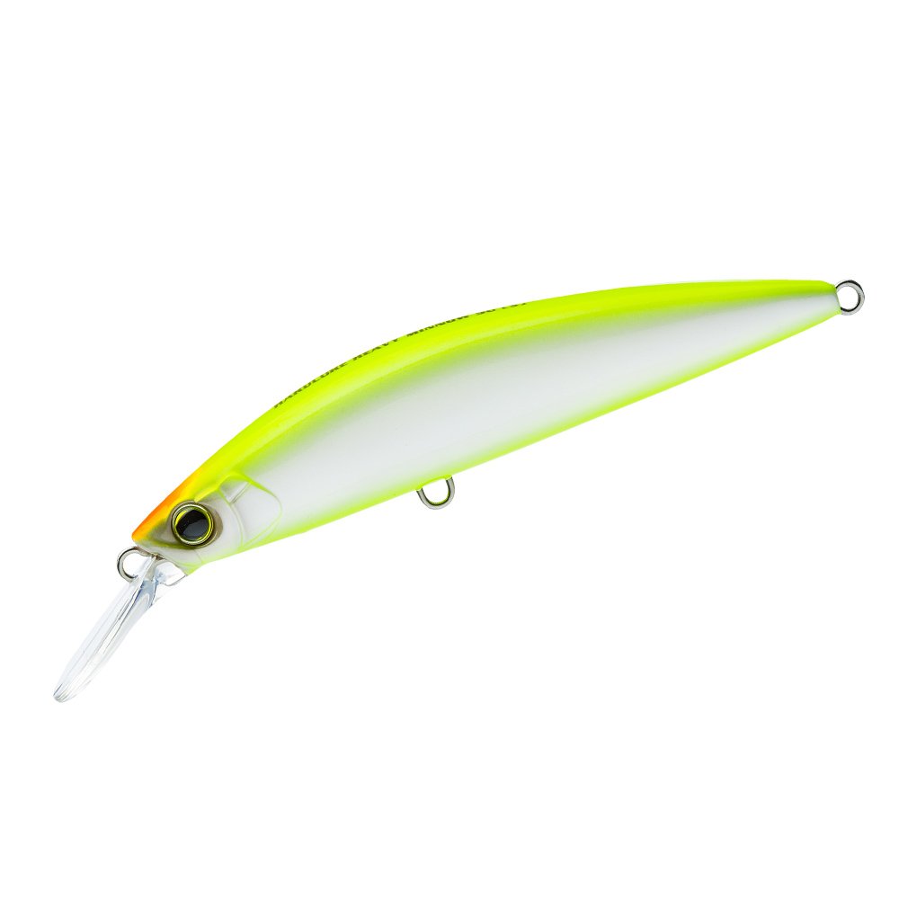 DUELHeavy Minnow (S) F1190-PCL Lure, Heavy Sinking Minnow, 4.3 inches (110 mm), Weight: 1.3 oz (37 g), Pearl Chart, Sea Bass, Blue