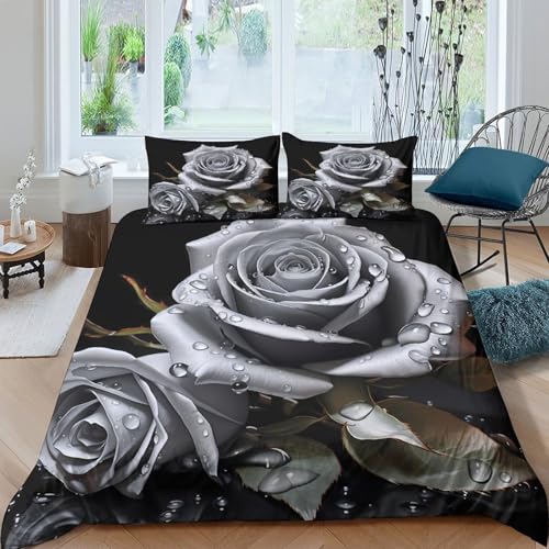Housse de couette microfibre ultra douce zippée 140x200