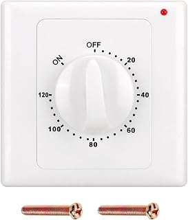 タイムスイッチ カウントダウンタイマー デジタルタイマー コントロールスイッチカバー 自動電源閉 機械式タイムスイッチ