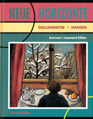 Neue Horizonte : A First Course in German Langu... 0669242462 Book Cover
