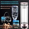 Hydrogen Water Bottle Generator 350ML, 3-in-1 Portable Hydrogen Water Ionizer Machine, Hydrogen Content Up to 2000-9000PPB, SPE Technology Ionizer
